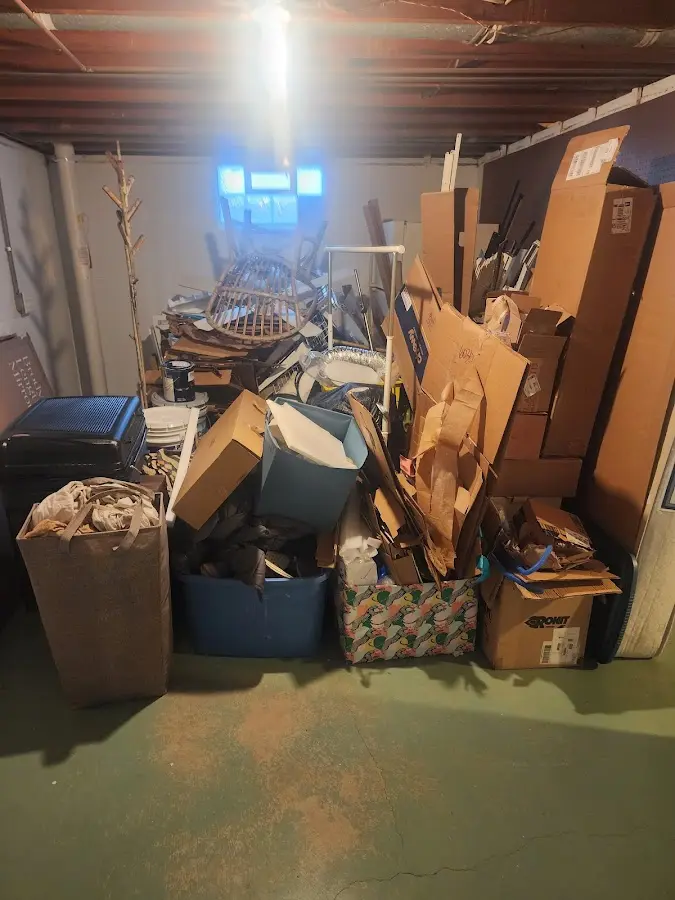 Roll-off dumpster container at job site for Construction Dumpster Rental in Glassport